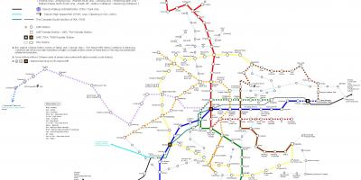 Taipei железничката мапа