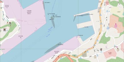 Карта на keelung порта