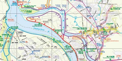 Карта на Taipei патот велосипед