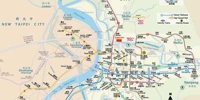 Taipei локација на мапата