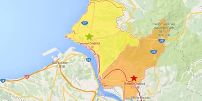 Карта на tamsui